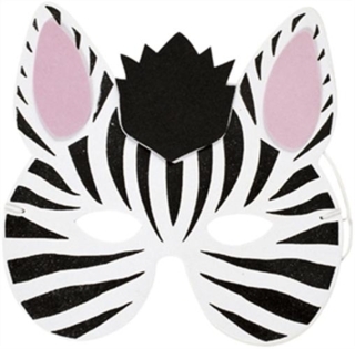 Zebra mask - Holiday coloring pages - Coloriages - 10doigts.fr