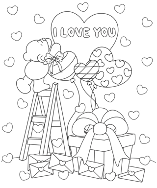Mother's Day 06 - Holiday coloring pages - Coloriages - 10doigts.fr