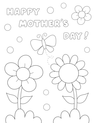 Mother's Day 26 - Holiday coloring pages - Coloriages - 10doigts.fr