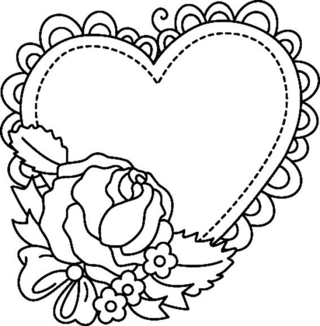 Mother's Day Heart 02 - Holiday coloring pages - Coloriages - 10doigts.fr