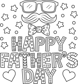 Father's Day 17 - Holiday coloring pages - Coloriages - 10doigts.fr