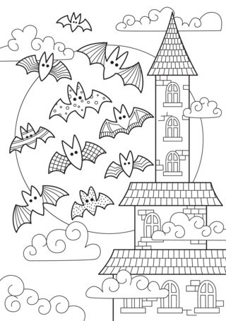Halloween 68 - Dibujos para colorear de fiestas - Coloriages - 10doigts.fr