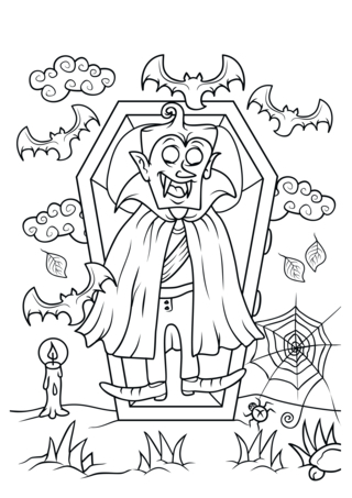 Halloween 77 - Dibujos para colorear de fiestas - Coloriages - 10doigts.fr