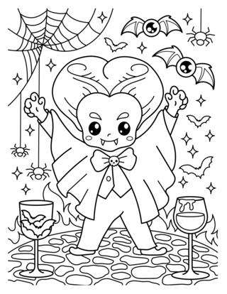 Halloween 81 - Dibujos para colorear de fiestas - Coloriages - 10doigts.fr