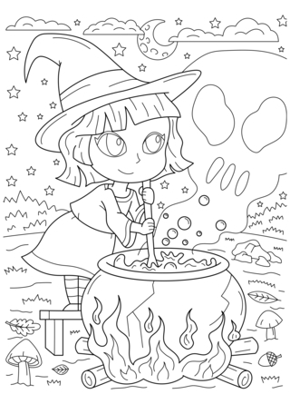 Halloween 87 - Dibujos para colorear de fiestas - Coloriages - 10doigts.fr