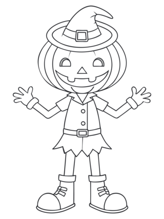 Halloween 90 - Dibujos para colorear de fiestas - Coloriages - 10doigts.fr