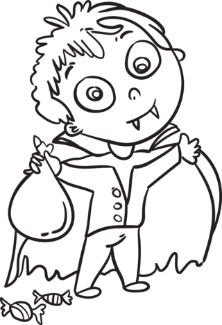 Halloween11 - Dibujos para colorear de fiestas - Coloriages - 10doigts.fr