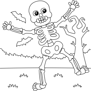 Halloween12 - Dibujos para colorear de fiestas - Coloriages - 10doigts.fr