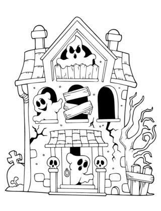 Halloween19 - Dibujos para colorear de fiestas - Coloriages - 10doigts.fr