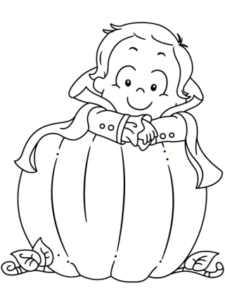 Halloween22 - Dibujos para colorear de fiestas - Coloriages - 10doigts.fr