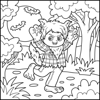 Halloween3 - Dibujos para colorear de fiestas - Coloriages - 10doigts.fr