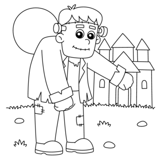 Halloween34 - Dibujos para colorear de fiestas - Coloriages - 10doigts.fr
