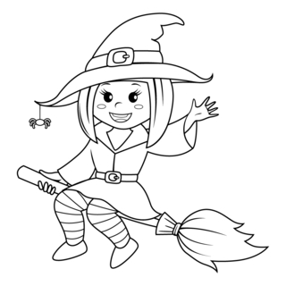 Halloween45 - Dibujos para colorear de fiestas - Coloriages - 10doigts.fr