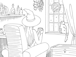 Halloween5 - Dibujos para colorear de fiestas - Coloriages - 10doigts.fr