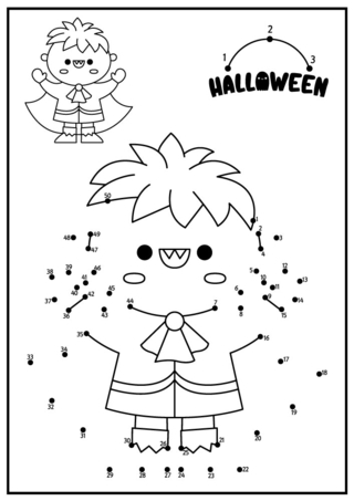 Halloween50 - Dibujos para colorear de fiestas - Coloriages - 10doigts.fr