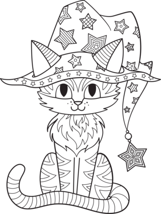 Halloween6 - Dibujos para colorear de fiestas - Coloriages - 10doigts.fr