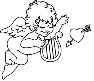 Angelot 04 - Holiday coloring pages - Coloriages - 10doigts.fr