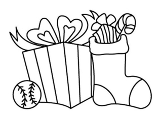 Christmas Boots 02 - Holiday coloring pages - Coloriages - 10doigts.fr
