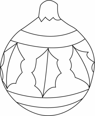Christmas Baubles 04 - Holiday coloring pages - Coloriages - 10doigts.fr