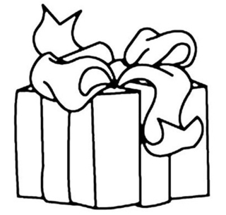 Gift 01 - Holiday coloring pages - Coloriages - 10doigts.fr