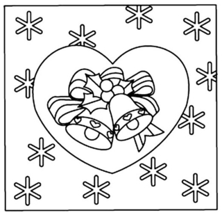 Bell 04 - Holiday coloring pages - Coloriages - 10doigts.fr