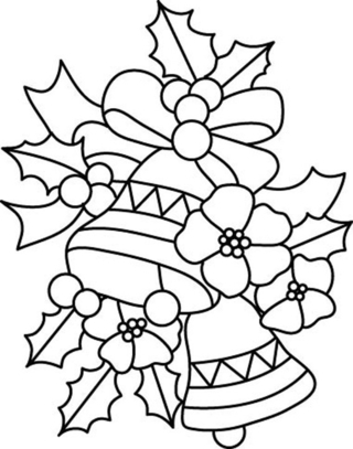 Bell 05 - Holiday coloring pages - Coloriages - 10doigts.fr