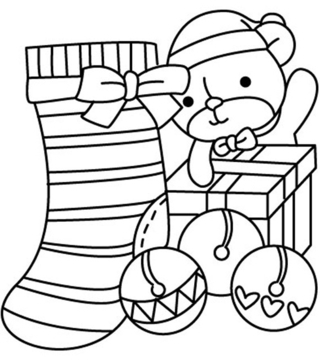 Christmas 03 - Holiday coloring pages - Coloriages - 10doigts.fr