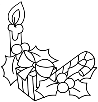 Christmas 04 - Holiday coloring pages - Coloriages - 10doigts.fr