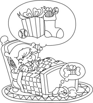 Christmas 15 - Holiday coloring pages - Coloriages - 10doigts.fr