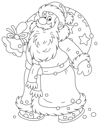 Christmas 34 - Holiday coloring pages - Coloriages - 10doigts.fr