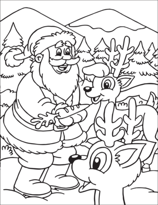 Christmas 36 - Holiday coloring pages - Coloriages - 10doigts.fr