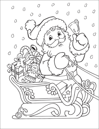Christmas 37 - Holiday coloring pages - Coloriages - 10doigts.fr