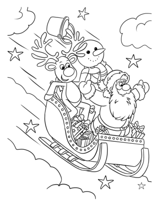Christmas 42 - Holiday coloring pages - Coloriages - 10doigts.fr