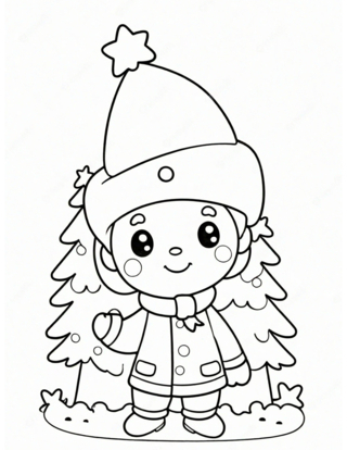 Christmas 46 - Holiday coloring pages - Coloriages - 10doigts.fr