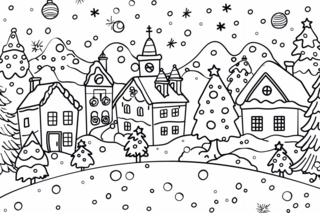 Christmas 49 - Holiday coloring pages - Coloriages - 10doigts.fr