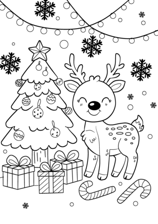 Christmas 65 - Holiday coloring pages - Coloriages - 10doigts.fr