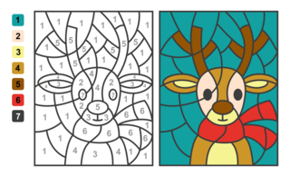 Christmas 71 - Holiday coloring pages - Coloriages - 10doigts.fr