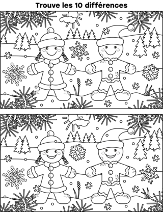 Christmas 76 - Holiday coloring pages - Coloriages - 10doigts.fr