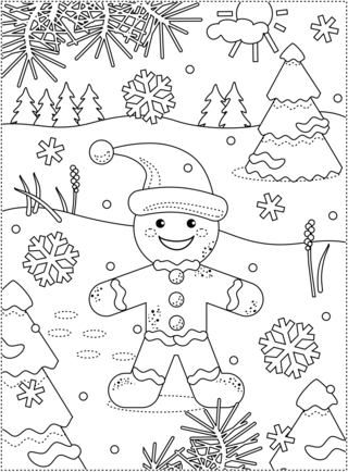 Noel10 - Holiday coloring pages - Coloriages - 10doigts.fr