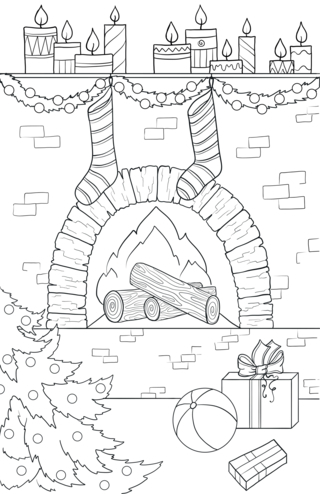 Noel11 - Holiday coloring pages - Coloriages - 10doigts.fr