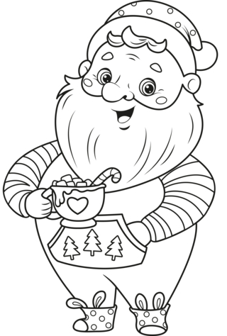 Noel21 - Holiday coloring pages - Coloriages - 10doigts.fr