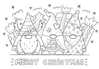Noel22 - Holiday coloring pages - Coloriages - 10doigts.fr