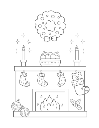 Christmas24 - Holiday coloring pages - Coloriages - 10doigts.fr