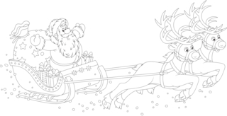 Christmas3 - Holiday coloring pages - Coloriages - 10doigts.fr
