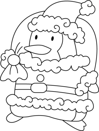 Santa Claus 02 - Holiday coloring pages - Coloriages - 10doigts.fr