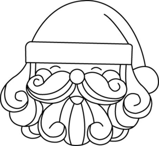 Santa Claus 09 - Holiday coloring pages - Coloriages - 10doigts.fr