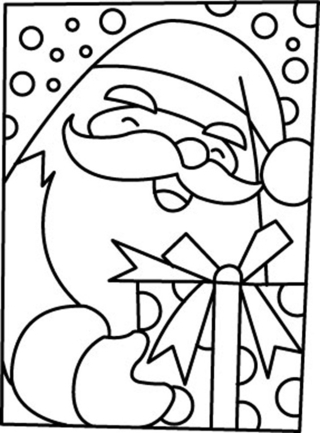 Santa Claus 10 - Holiday coloring pages - Coloriages - 10doigts.fr