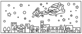 Santa Claus 21 - Holiday coloring pages - Coloriages - 10doigts.fr