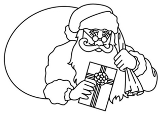 Santa Claus 22 - Holiday coloring pages - Coloriages - 10doigts.fr