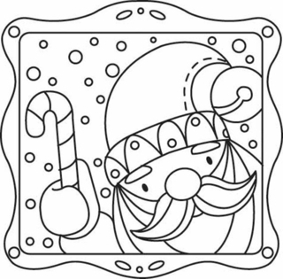 Santa Claus 26 - Holiday coloring pages - Coloriages - 10doigts.fr